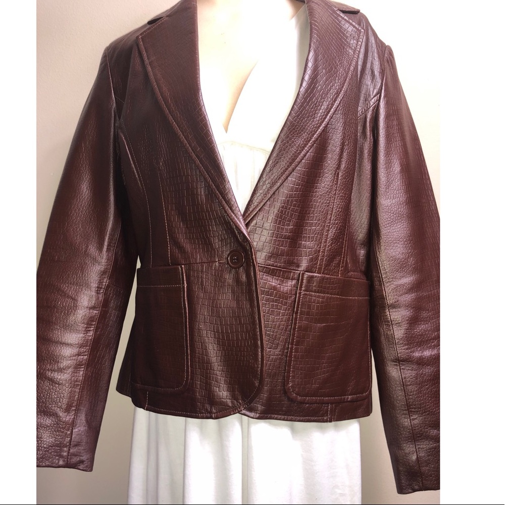 Worthington 100% genuine leather jacket